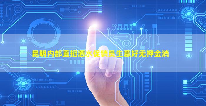 昆明内部直招酒水促销员生意好无押金消